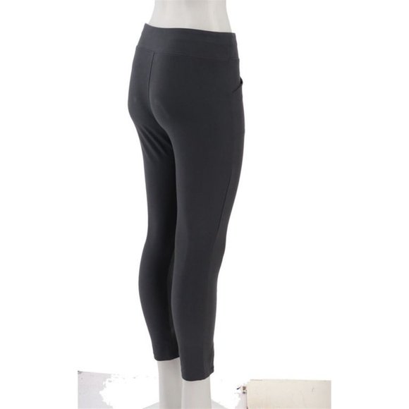 NWT SUSAN GRAVER WEEKEND PREMIUM STRETCH ANKLE PANTS DARK PEWTER PXXS - Picture 6 of 12